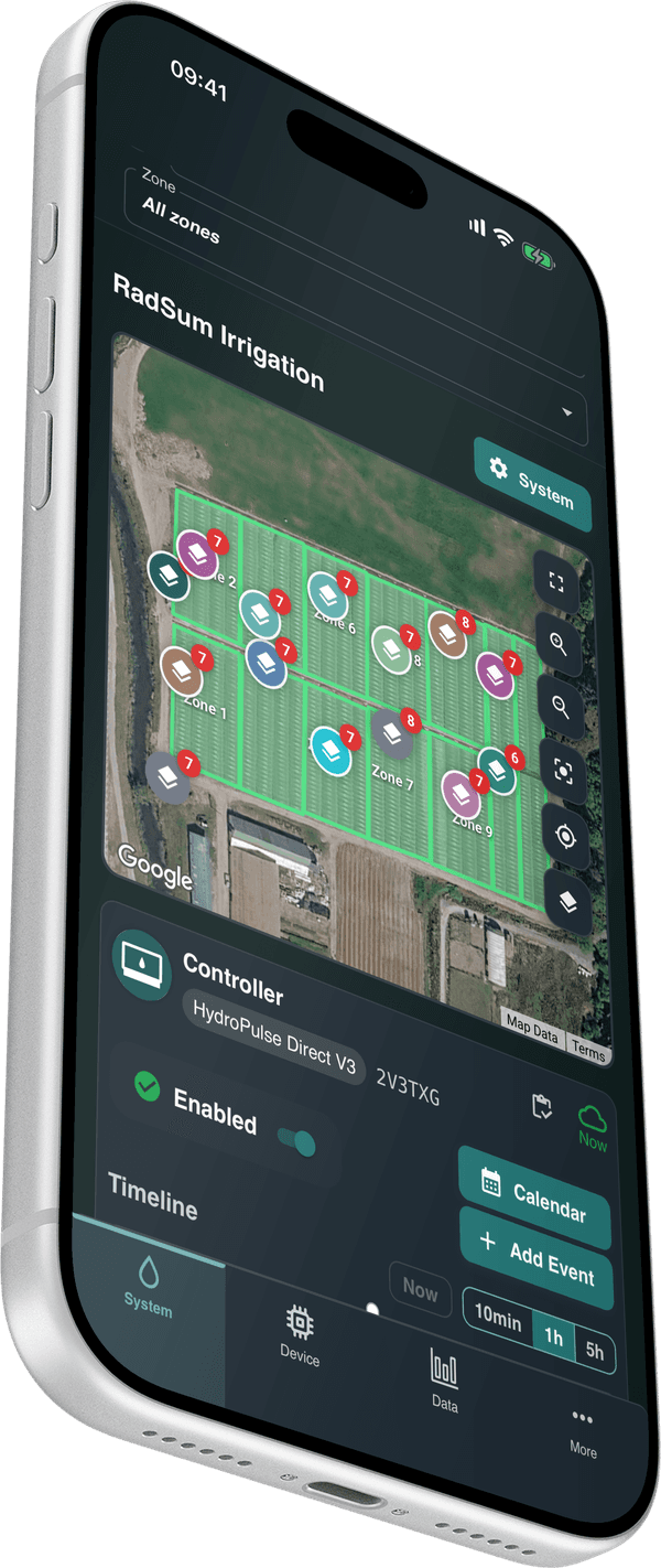 Ensemble control platform mobile view